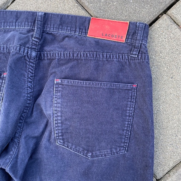 Lacoste Corduroy Pants - Size 32 - Picture 9 of 12